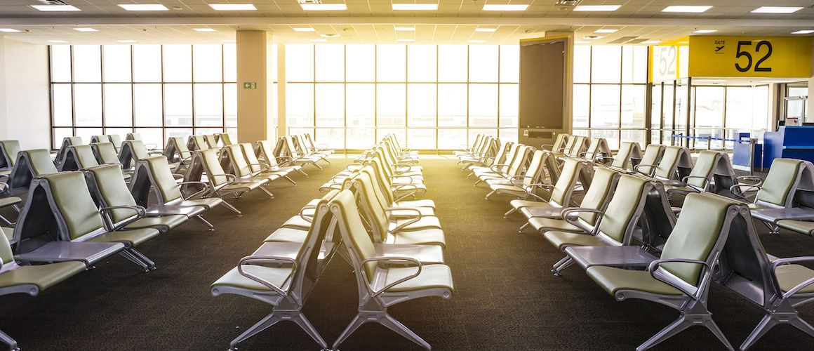 Empty airport.
